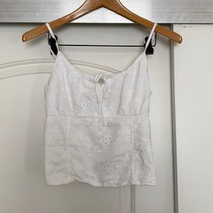 A&F Cotton Cropped Cami